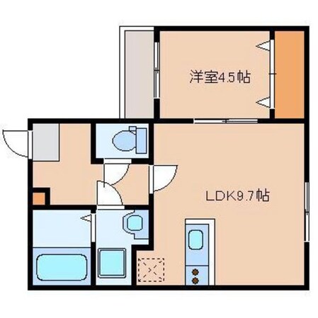 和白駅 徒歩8分 2階の物件間取画像